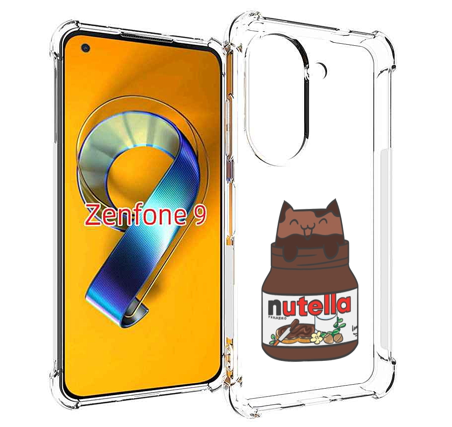 

Чехол MyPads кошечка-в-нутелле для Asus Zenfone 9 (AI2202), Прозрачный, Tocco