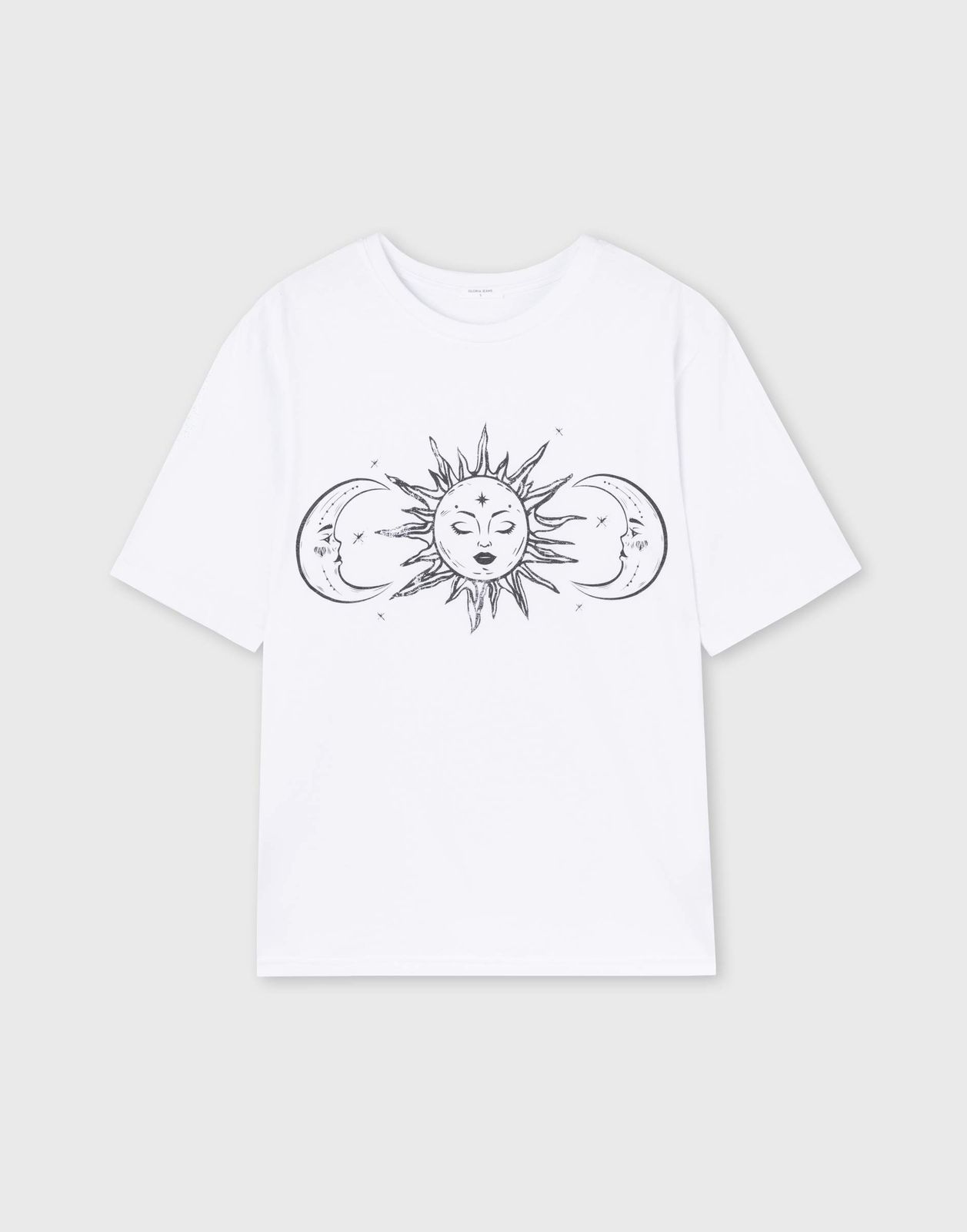 

Футболка женская Gloria Jeans GKT025839 белый M/164, GKT025839