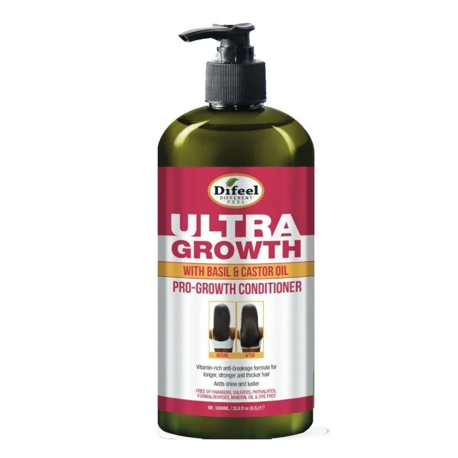 

Кондиционер Difeel Ultra Growth Basil-Castor Conditioner для роста волос, 1 л