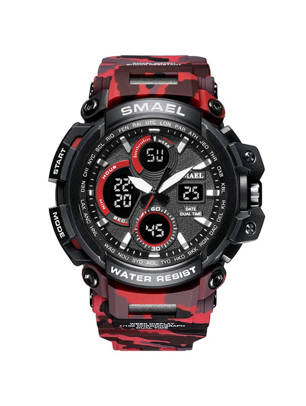 

Наручные часы мужские SMAEL SM1708M красные, SM1708M
