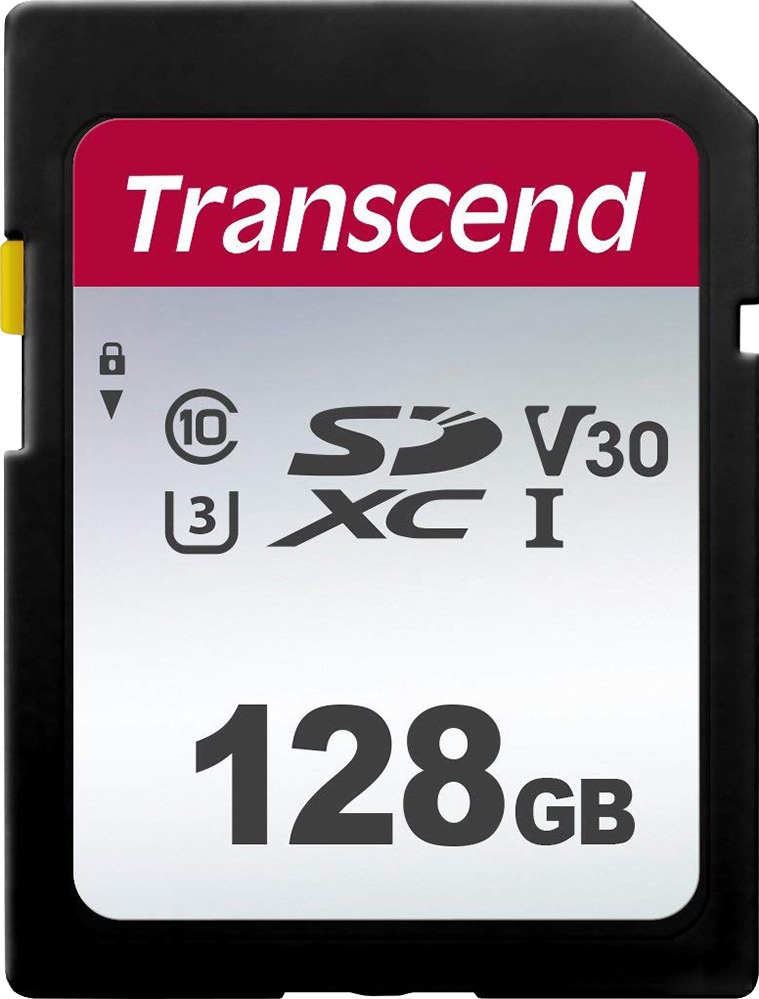 Карта памяти Transcend SDXC 300S Class 10 UHS-I U3 9540 MBs 128GB 223900₽