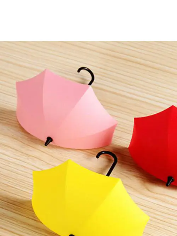 

Крючки-держатели в виде зонтиков UMBRELLA DROP, 3 шт