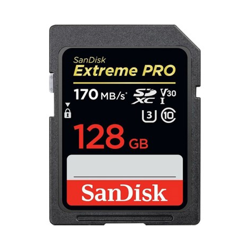 Карта памяти SanDisk SDXC 128Гб Extreme Pro V30 4719₽