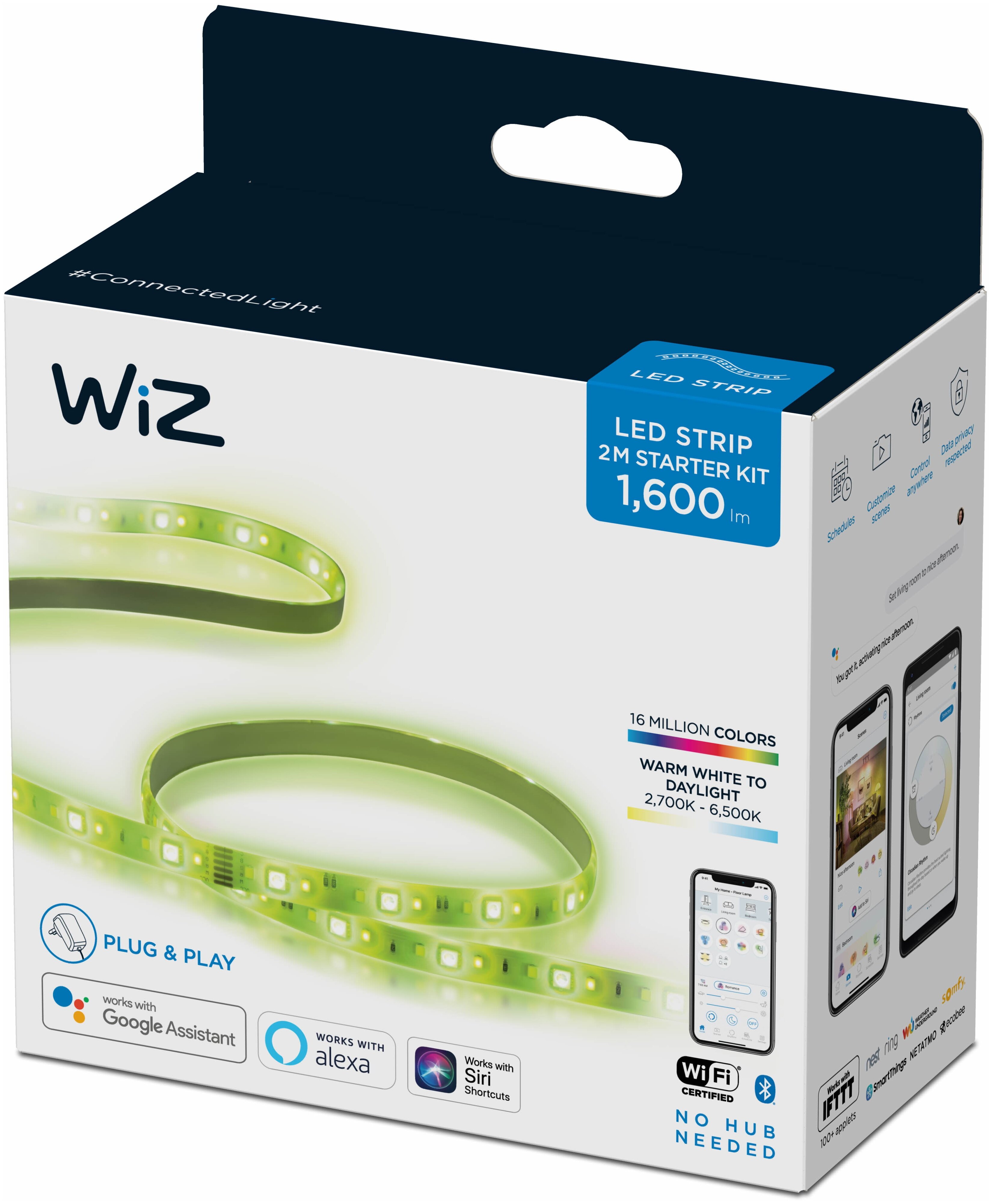 фото Лента светодиодная лента светодиодная wiz wi-fi led 2m 1600lm starter kit