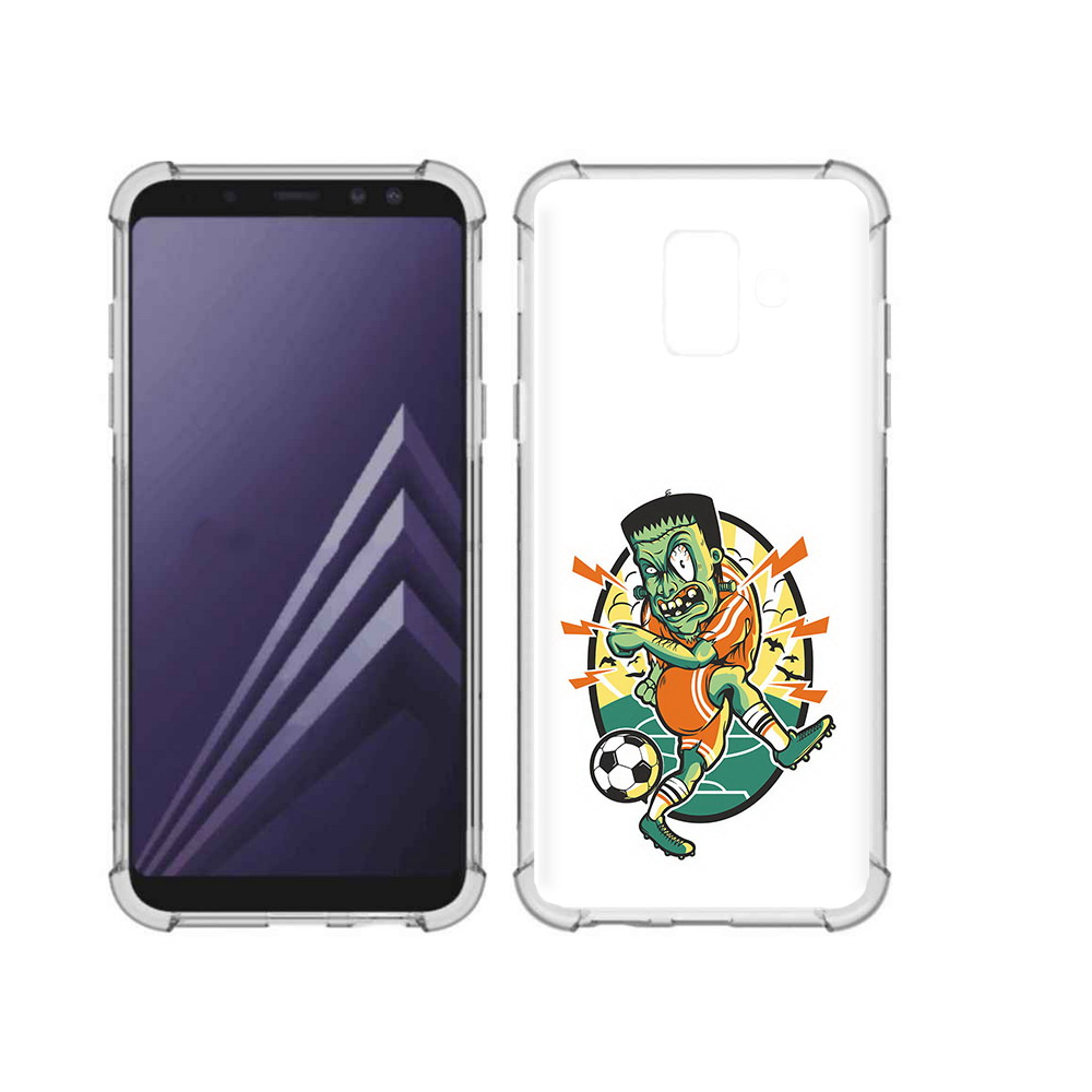 

Чехол MyPads Tocco для Samsung Galaxy A6 (2018) зомби футболист (PT111558.582.368), Прозрачный, Tocco