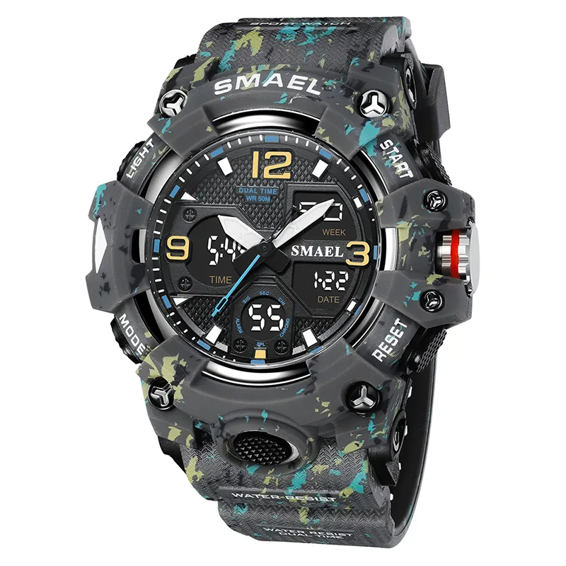

Наручные часы мужские SMAEL SM8008 серые, SM8008