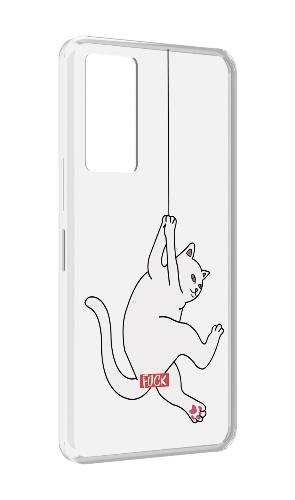 

Чехол MyPads котяра-на-веревке для Infinix Note 11, Прозрачный, Tocco
