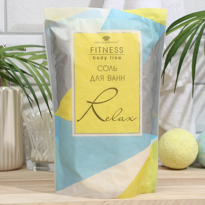 

Соль для ванн Fitness relax, дой-пак, 1000 г