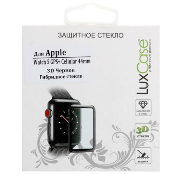 

Защитное стекло для смартфона LuxCase Watch 5 GPS+Cell 44mm,черн.рамка,прозр. Front(84115), Черный, Watch 5 GPS+Cell 44mm,черн.рамка, прозр. Front