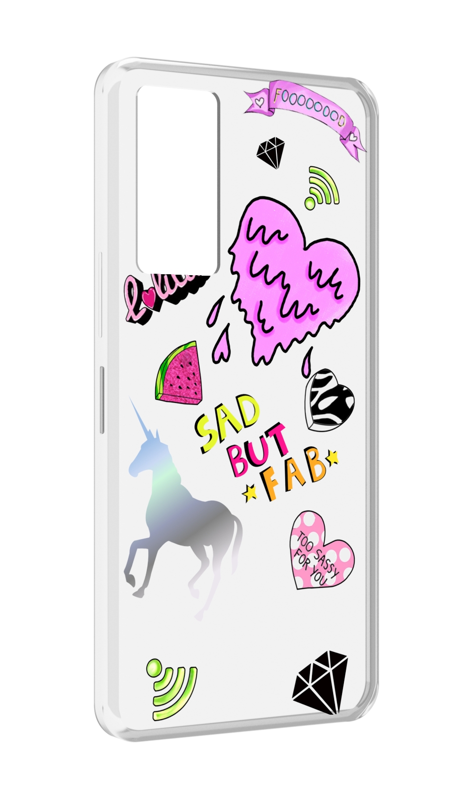 

Чехол MyPads красивые-смайлики для Infinix Note 11, Прозрачный, Tocco