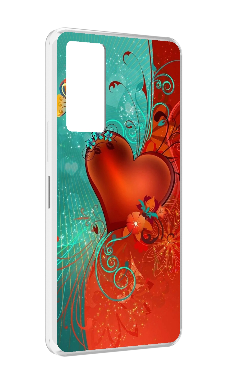 

Чехол MyPads красивые-яркие-сердечки для Infinix Note 11, Прозрачный, Tocco