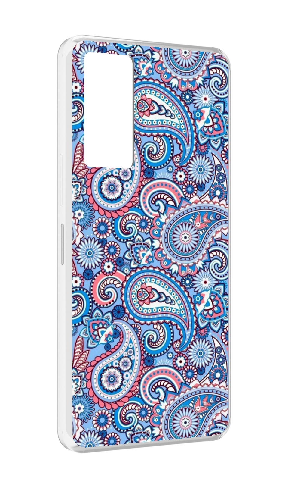 

Чехол MyPads красивый голубой арнамент для Infinix Note 11, Прозрачный, Tocco