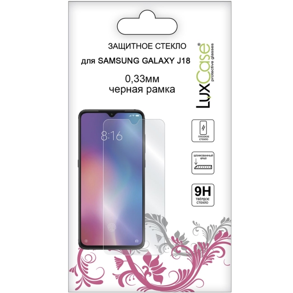 

Защитное стекло для смартфона LuxCase Galaxy J8 (2018), Clear, черная рамка (77880), Galaxy J8 (2018), прозрачное, черная рамка
