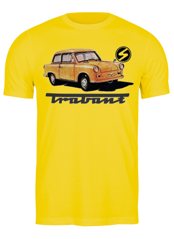 

Футболка мужская Printio Trabant желтая S, Желтый, Trabant