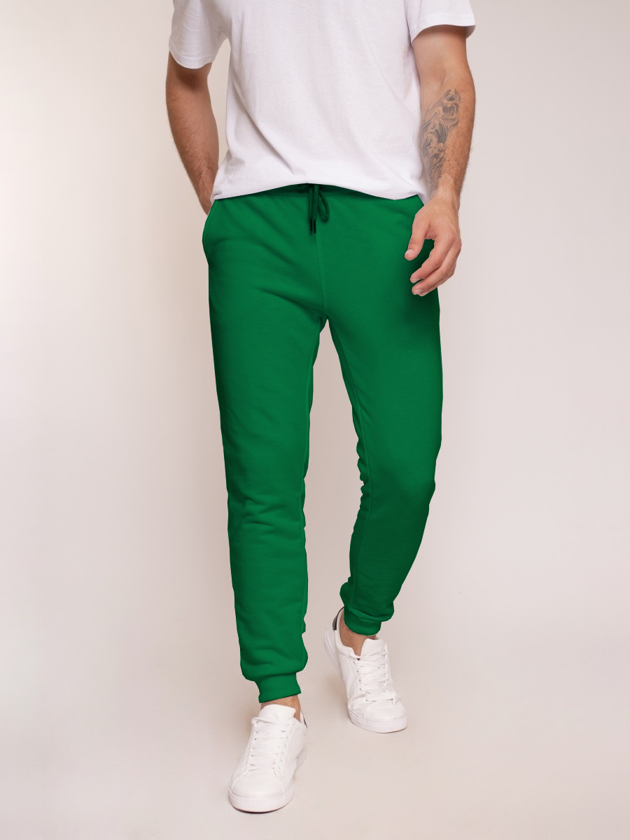 Спортивные брюки мужские Uzcotton UZ-M-SH-P зеленые L