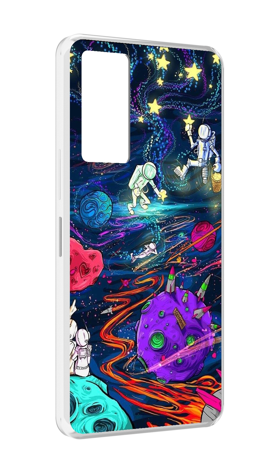 

Чехол MyPads красочный космос для Infinix Note 11, Прозрачный, Tocco