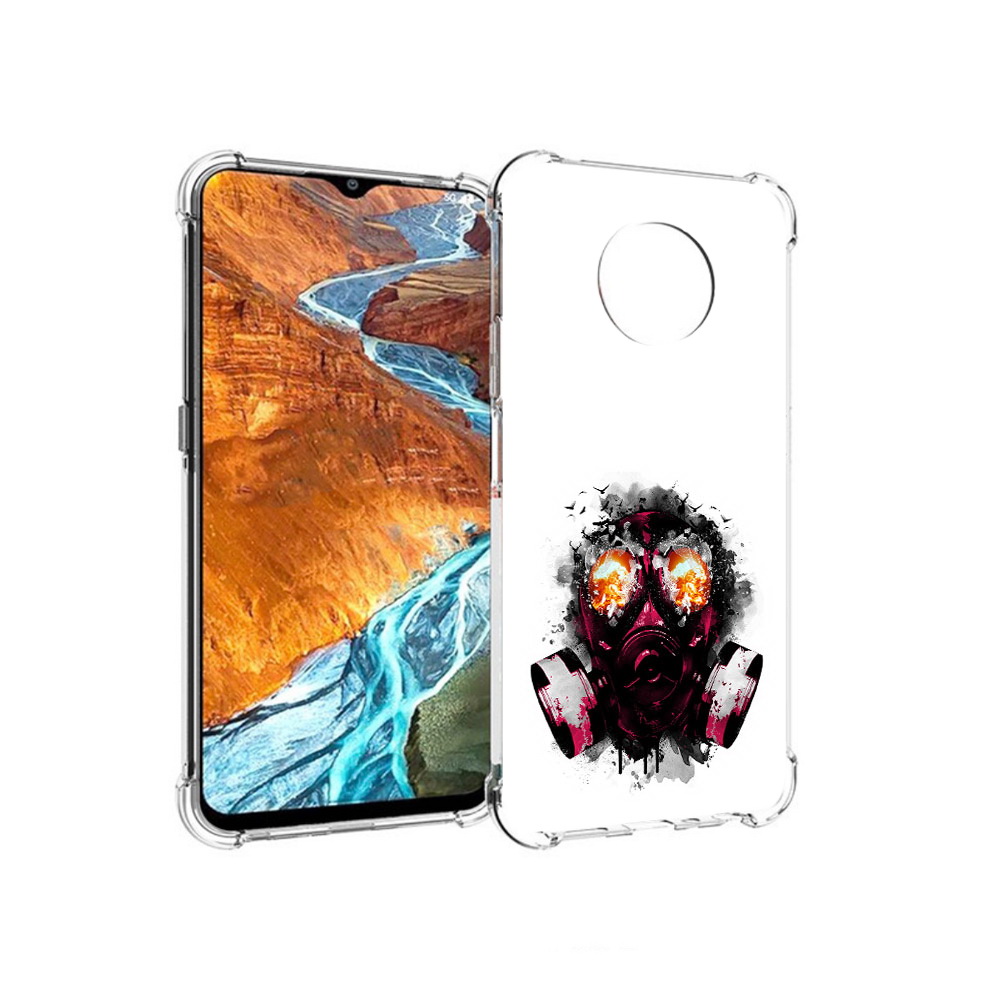 

Чехол MyPads Tocco для Nokia G300 красный противогаз (PT224563.108.412), Прозрачный, Tocco