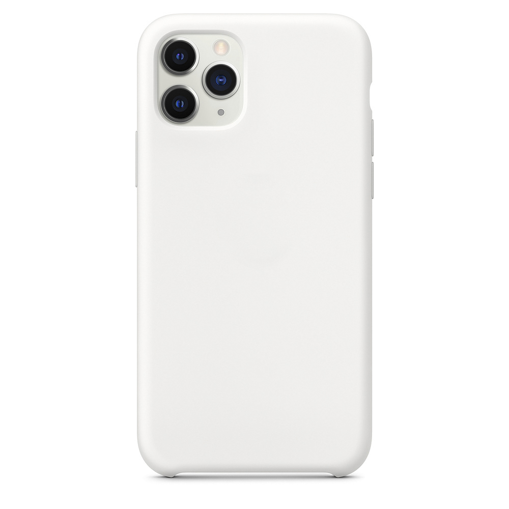 фото Чехол silicone case для iphone 11 pro, белый, scip11p-09-whit