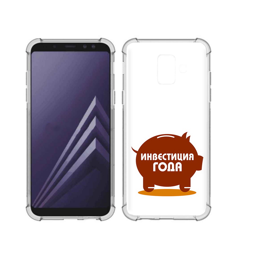 

Чехол MyPads Tocco для Samsung Galaxy A6 (2018) инвестиция (PT111558.582.376), Прозрачный, Tocco