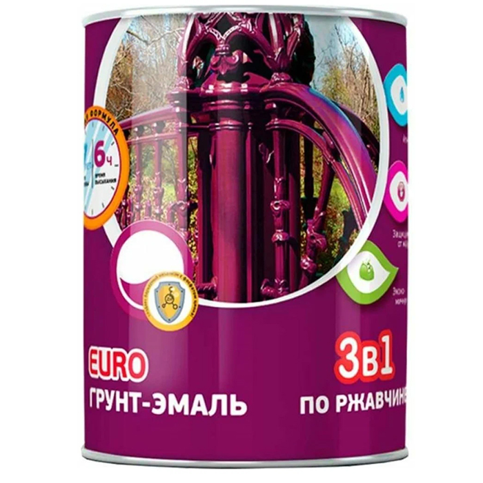 

Грунт-эмаль по ржавчине abcFARBEN Черный 2кг Olecolor 4300005945