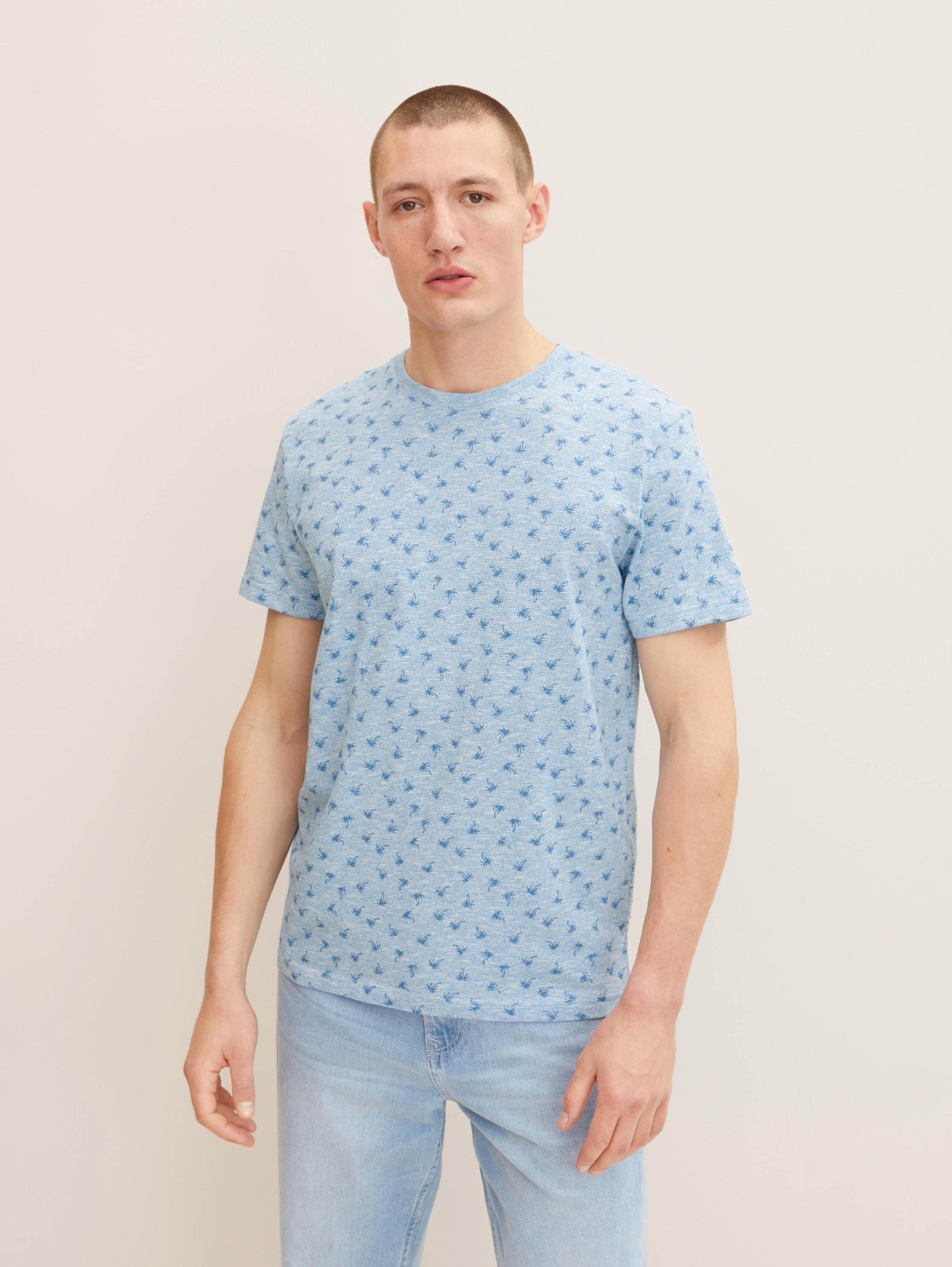 

Футболка мужская TOM TAILOR 1031585 голубая 2XL, 1031585