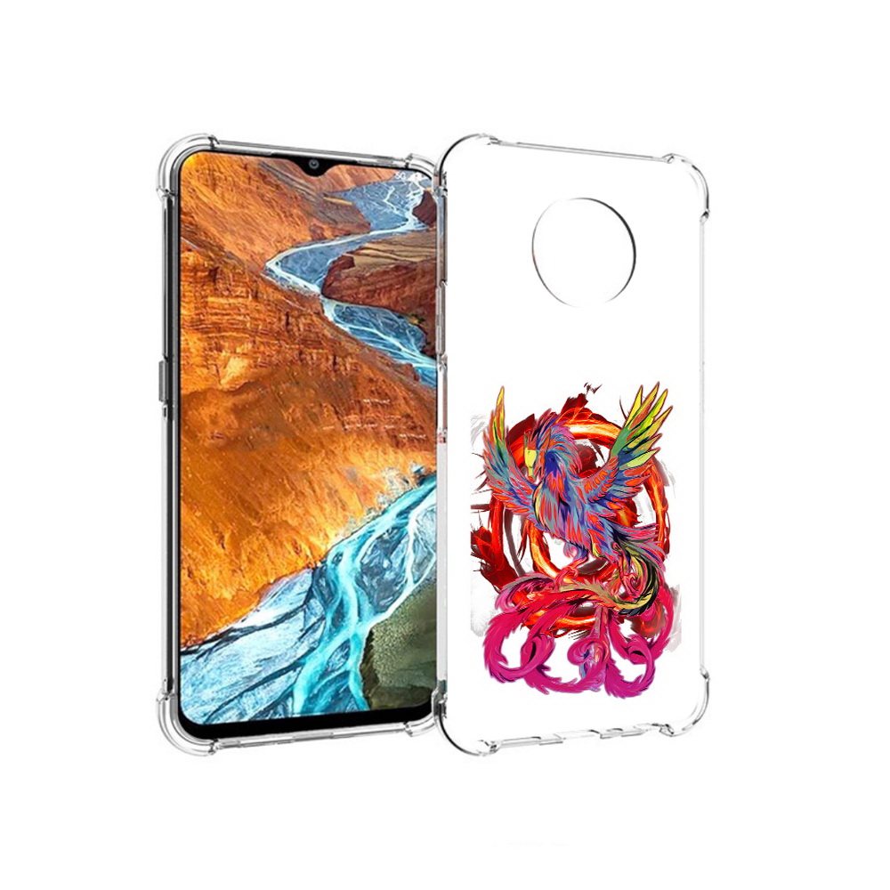 

Чехол MyPads Tocco для Nokia G300 красочный феникс (PT224563.108.414), Прозрачный, Tocco