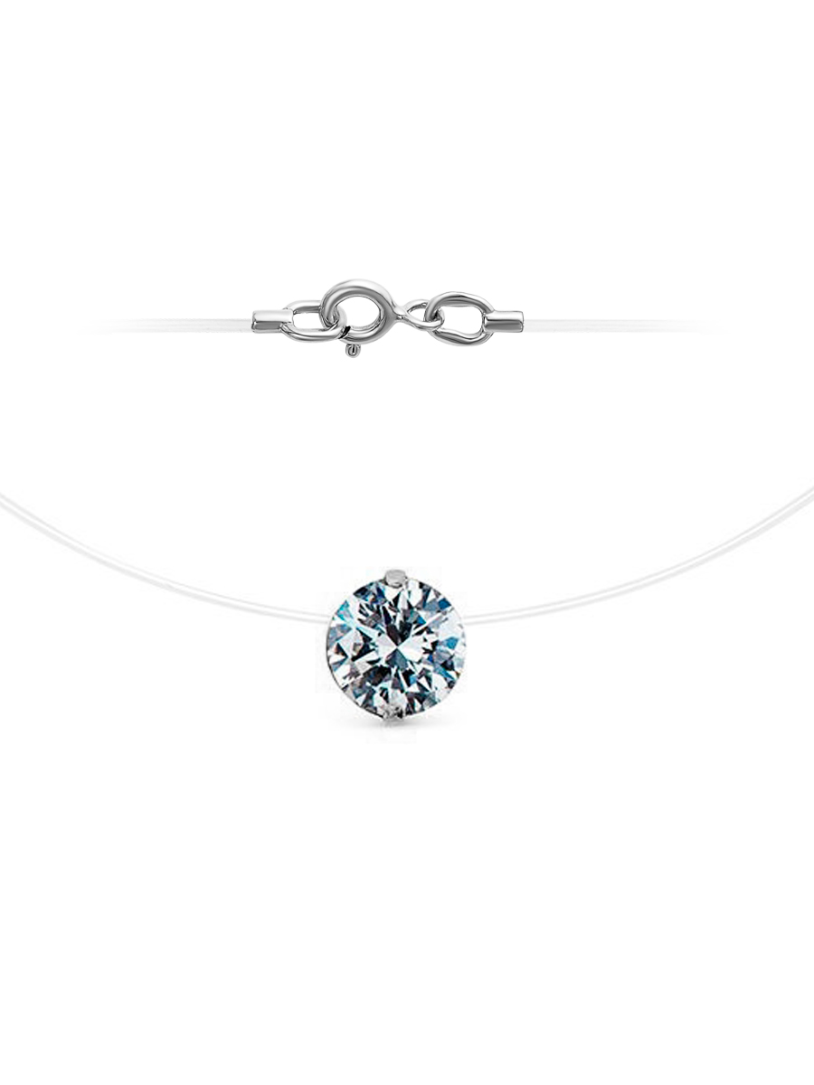 

Колье из серебра 55 см SamoroDki Jewelry ЛГ-70-30, фианит, ЛГ-70-30