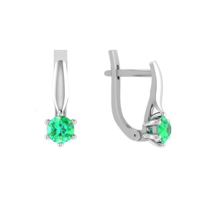 

Серьги из серебра с лунным камнем Яхонт Ювелирный 230447, 230447
