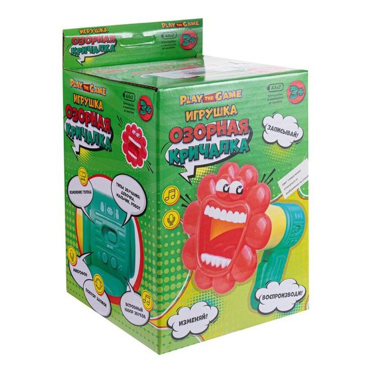 

Игрушка Озорная кричалка Play the Game в ассортименте (модель по наличию), Разноцветный