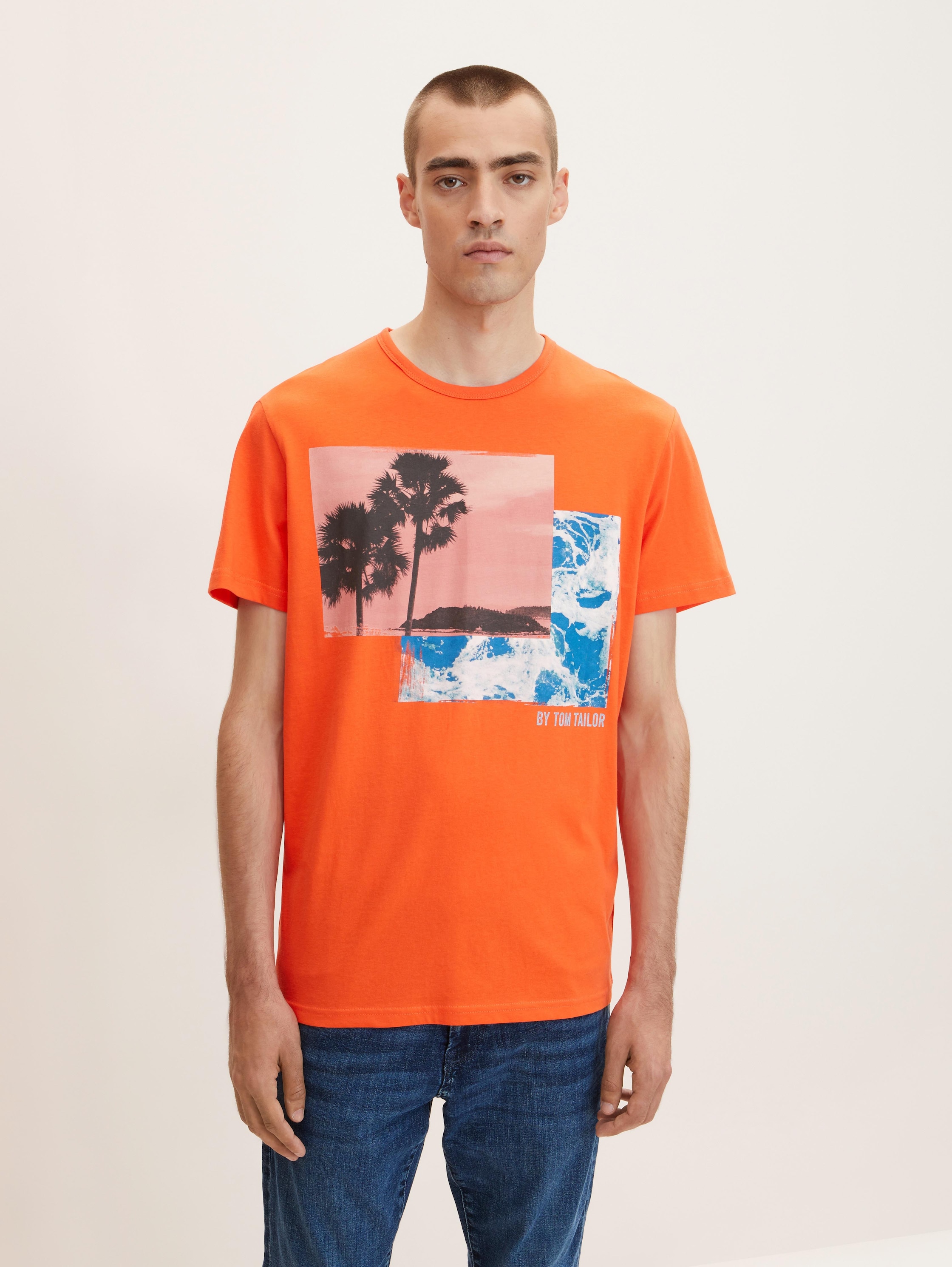 

Футболка мужская TOM TAILOR 1031584 красная 2XL, 1031584