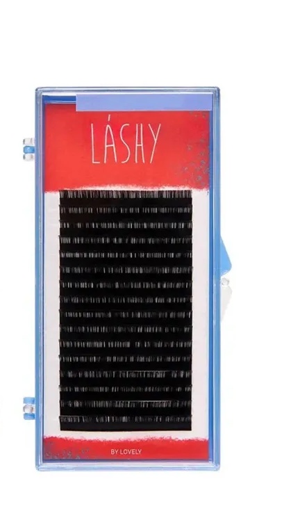

Ресницы Lashy Lovely чёрные 16 линий L 0.07 9 мм, Черный
