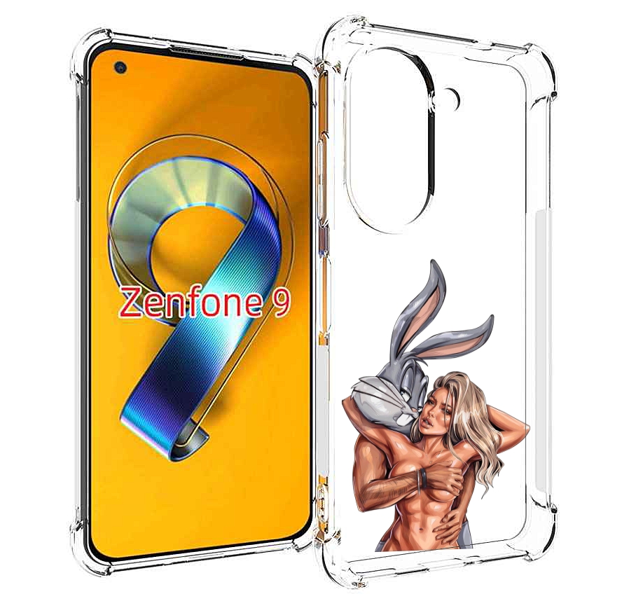 

Чехол MyPads красивая-девушка-с-бак-банни женский для Asus Zenfone 9 (AI2202), Прозрачный, Tocco