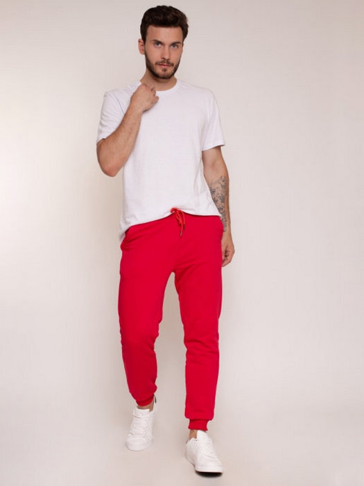 

Спортивные брюки мужские Uzcotton UZ-M-SH-P красные M, Красный, UZ-M-SH-P
