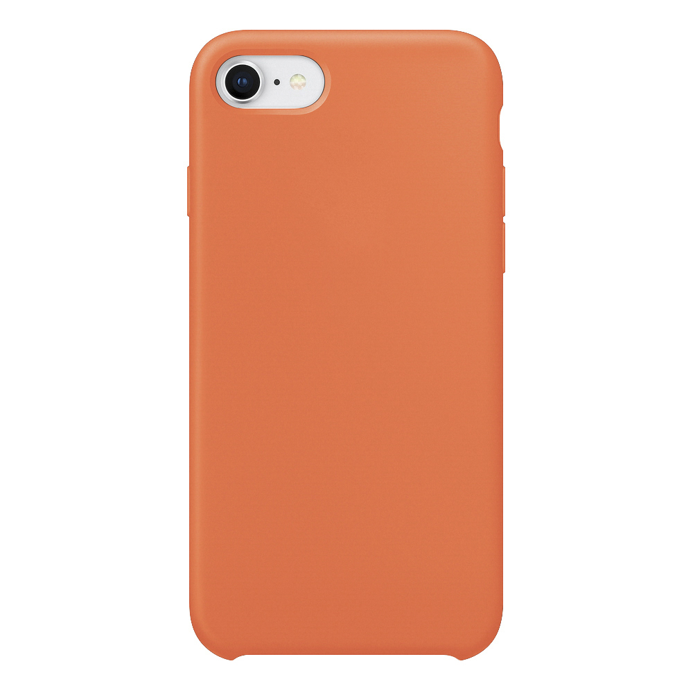 фото Чехол silicone case для iphone 7/8, оранжевый, scip78-02-clem