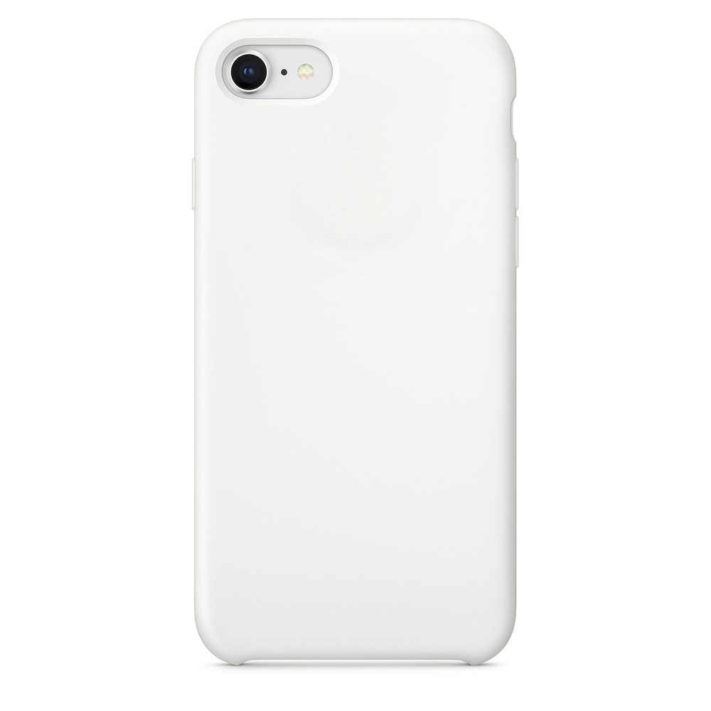 фото Чехол silicone case для iphone 7/8, белый, scip78-09-whit