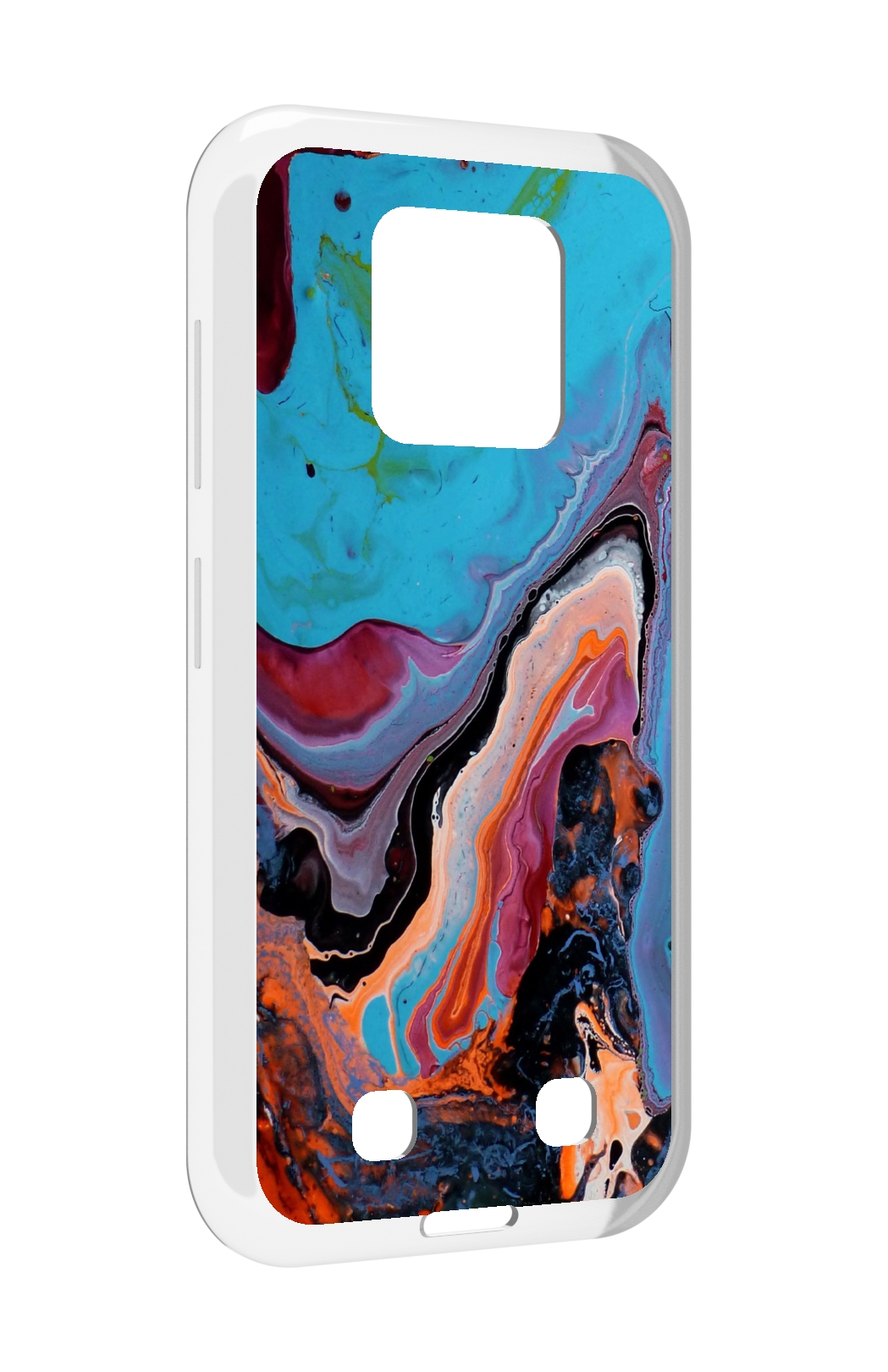 

Чехол MyPads смешанные краски для Oukitel WP18, Прозрачный, Tocco