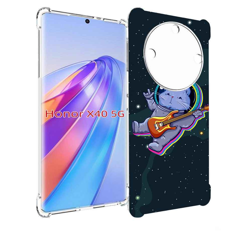

Чехол MyPads крутой-хомяк-в-космосе для Honor X40, Прозрачный, Tocco