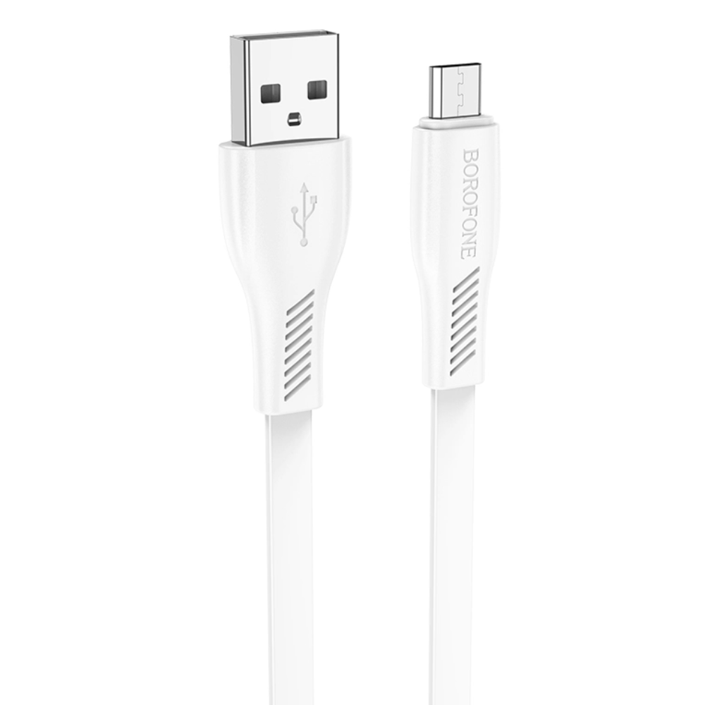 

Кабель mini usb - usb Borofone BX85m 1 м белый, BX85m