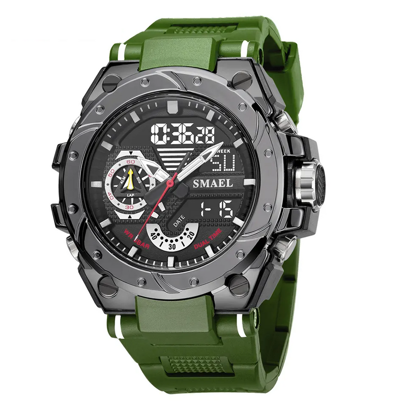 

Наручные часы мужские SMAEL SM806 зеленые, SM806