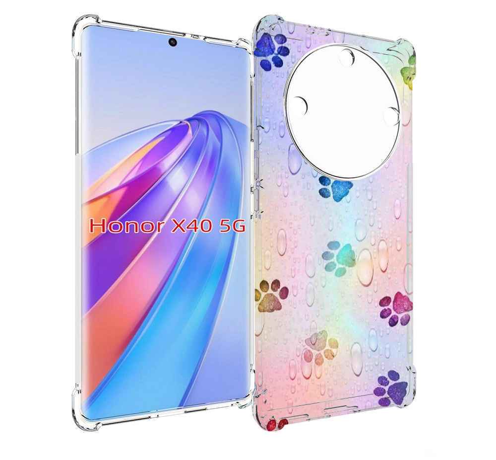 

Чехол MyPads лапки для Honor X40, Прозрачный, Tocco