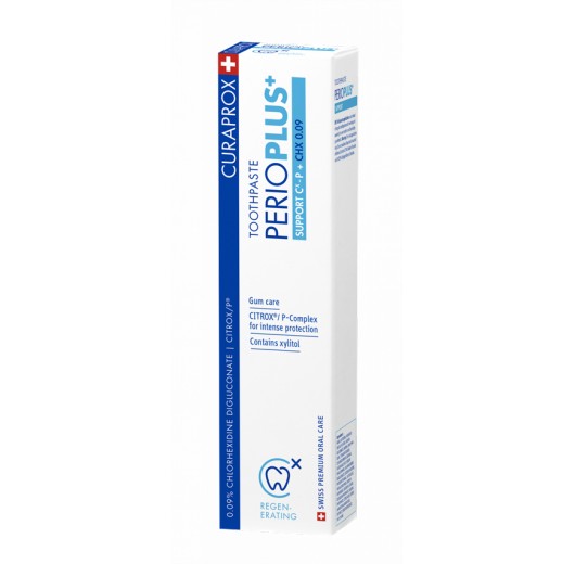Купить Зубная паста CURAPROX Perio Plus Support с хлоргексидином 0, 09% 75 мл