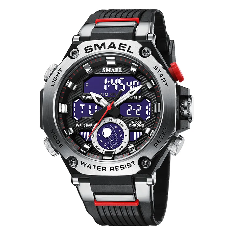 

Наручные часы мужские SMAEL SM8069 черные, SM8069