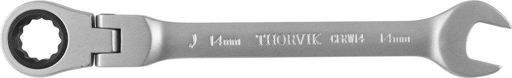 Ключ комбинированный трещоточный шарнирный 14 х 14 Thorvik