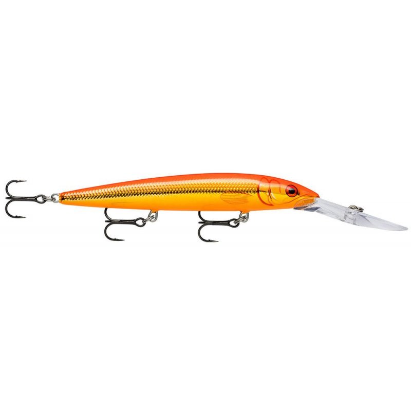 фото Воблер rapala downdeep husky jerk 14 /gf /суспендер/ 4,4-5,5м, 14см, 23гр. dhj14-gf