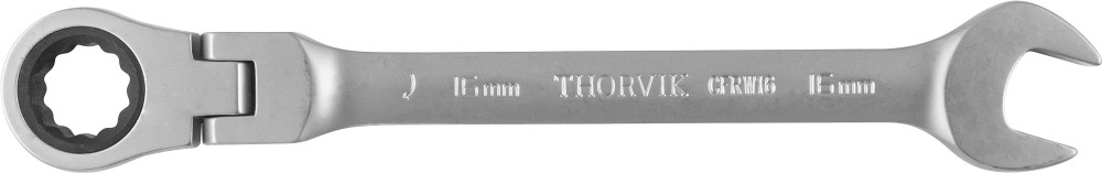 

Ключ комбинированный трещоточный шарнирный 16 х 16 Thorvik