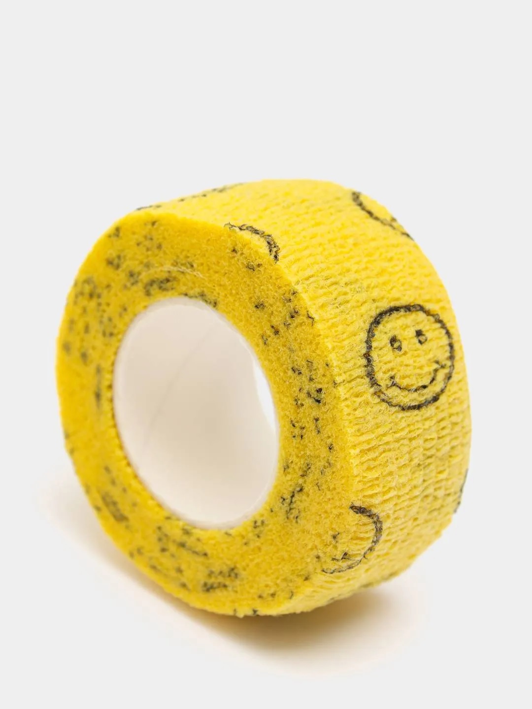 Бинт эластичный бандажный самоклеющийся Ripoma 04124852 2,5см х 4,5м, желтый со смайлом