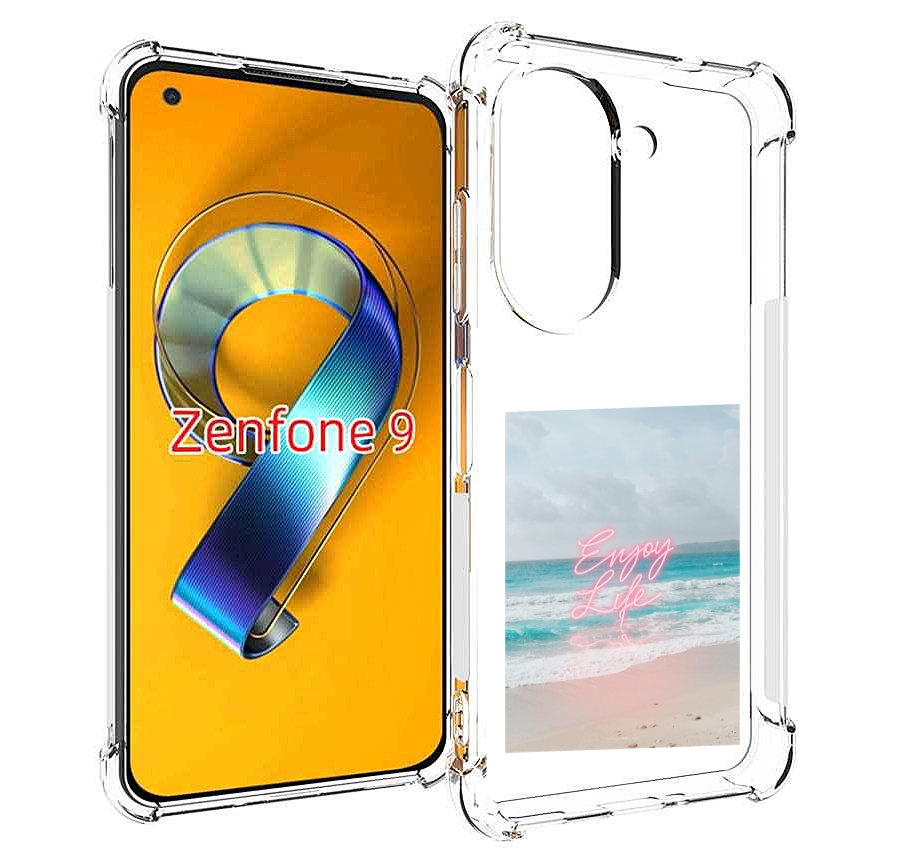 

Чехол MyPads красивый пляж для Asus Zenfone 9 (AI2202), Прозрачный, Tocco