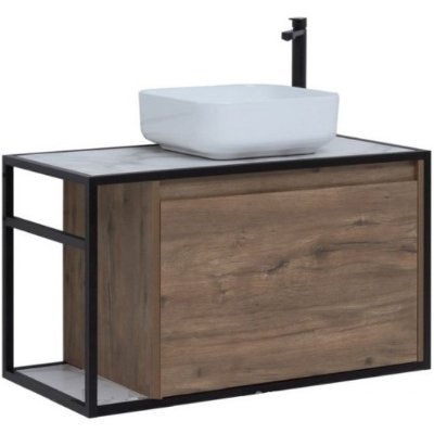 фото Aquanet тумба под раковину aquanet nova lite loft 90l 261660 подвесная дуб рустикальный
