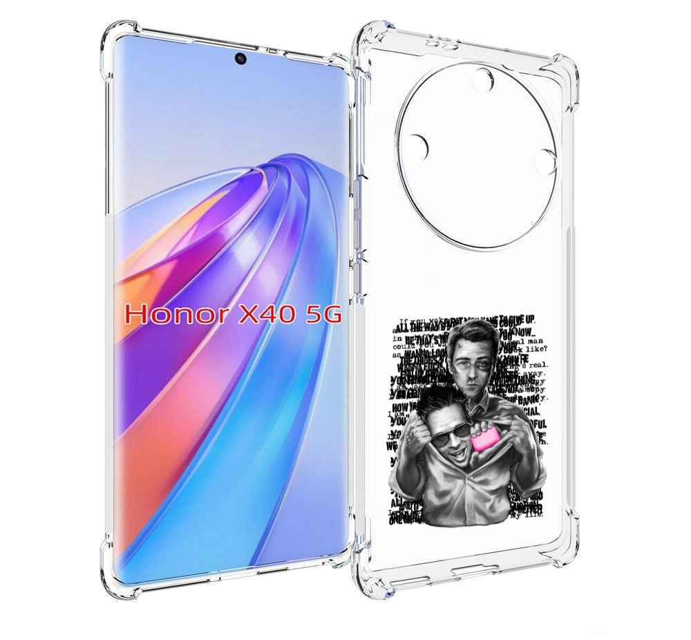 

Чехол MyPads бойцовский клуб для Honor X40, Прозрачный, Tocco