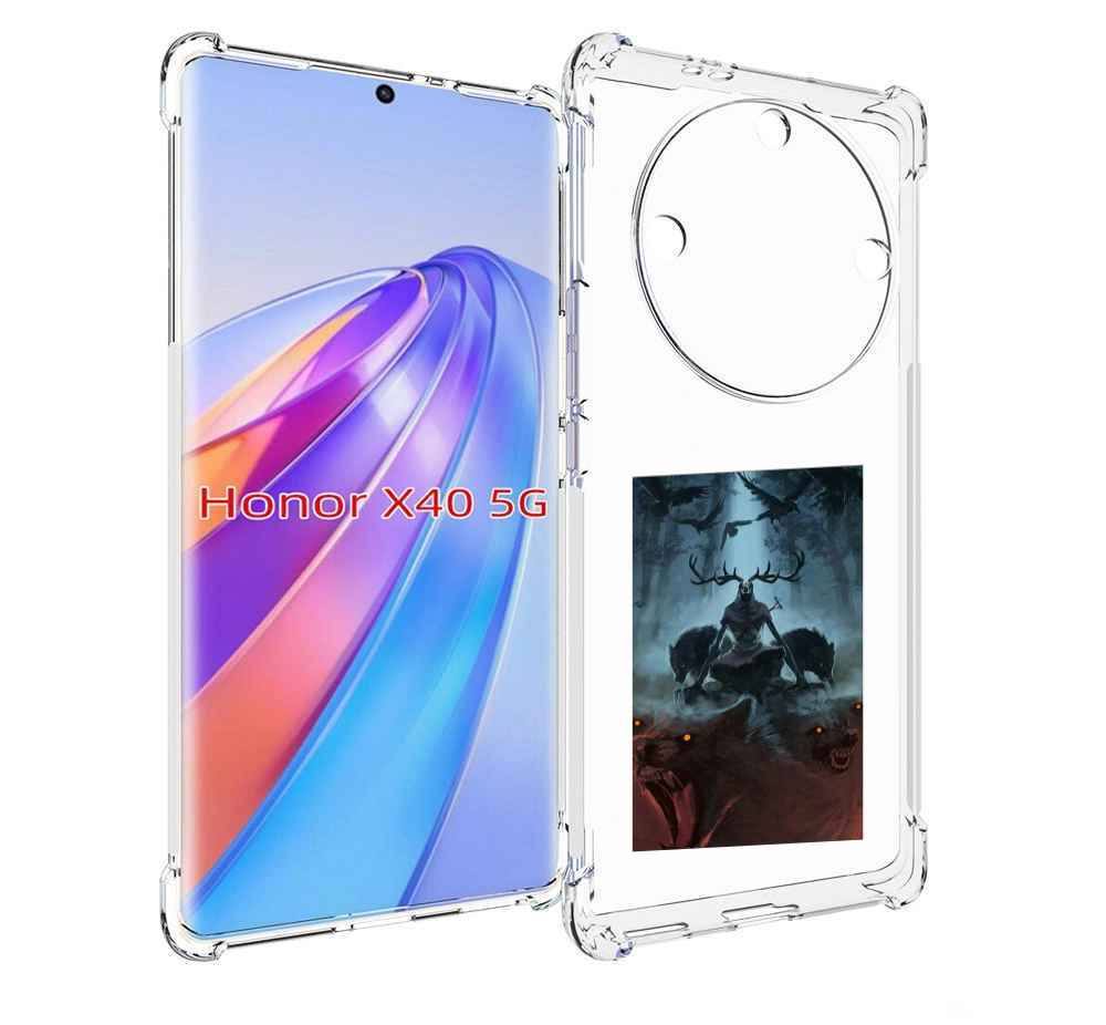 

Чехол MyPads лось демон для Honor X40, Прозрачный, Tocco